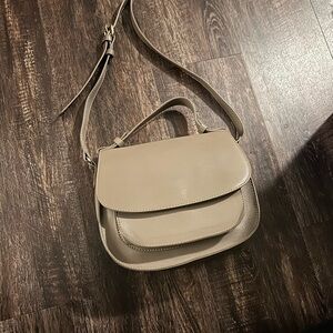 Sole Society Taupe Crossbody Bag